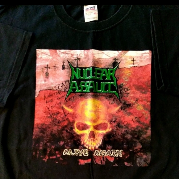 Nuclear Assault Alive Again Tour Shirt - Picture 3 of 4